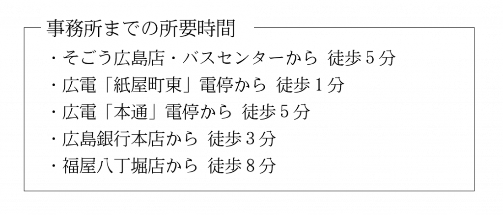 臼田法律事務所へのアクセス案内